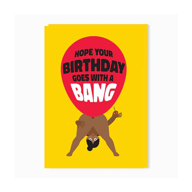 Birthday Bang Greeting Card