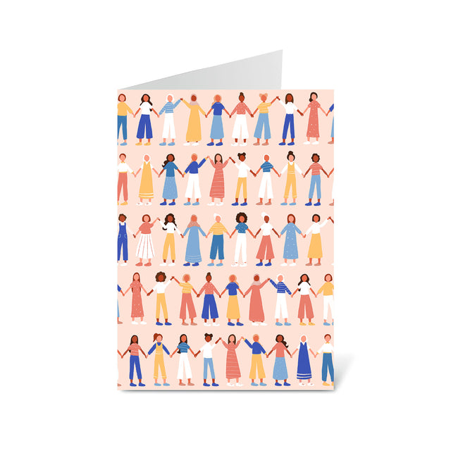 Women Stand Together Greeting Card