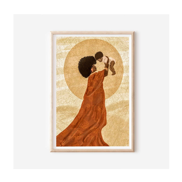 The Cherish African Art Print