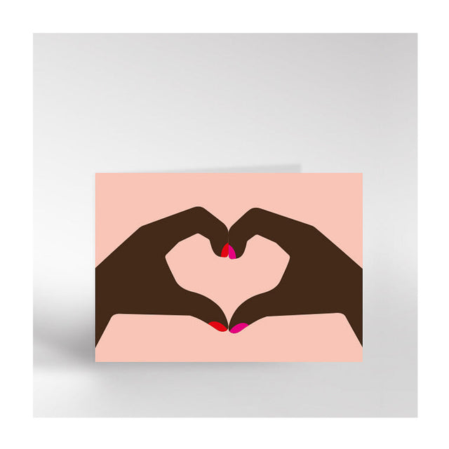 Heart Hands Card