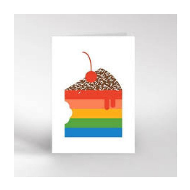 Rainbow Cake Card