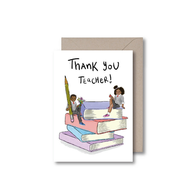 Thank You Teacher Greeting Card