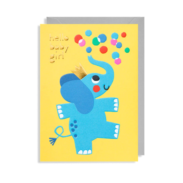 Hello Baby Girl Card