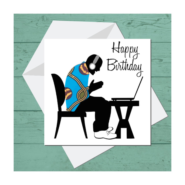Tech Guy Birthday Card
