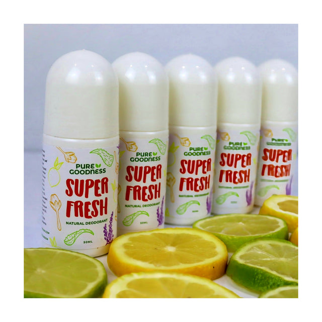 Pure Goodness Super Fresh Natural Roll-On Deodorant