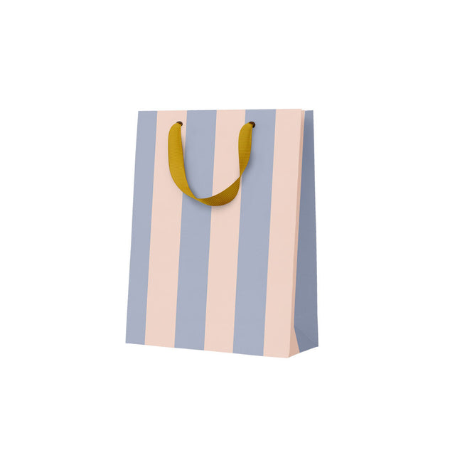 Blue And Beige Mini Gift Bag