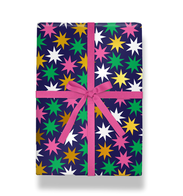 Christmas Star Neon Roll Wrap