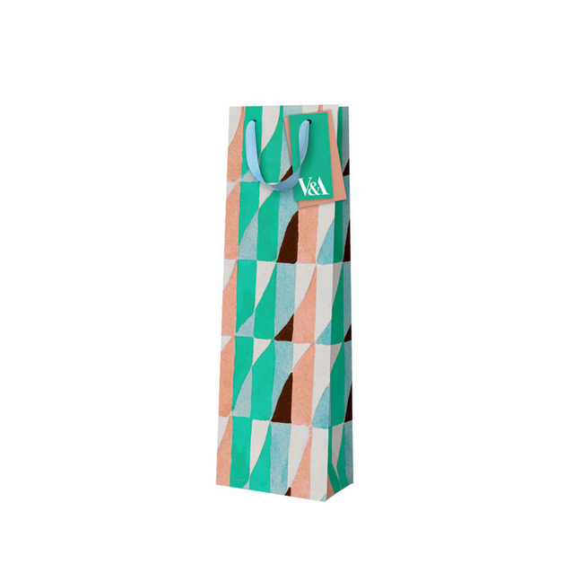 Turquoise Prism Bottle Bag