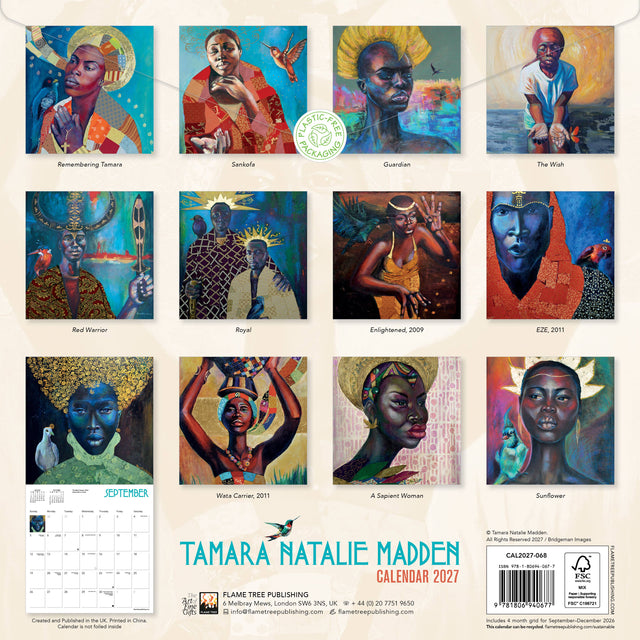 Tamara Natalie Madden Wall Calendar 2027
