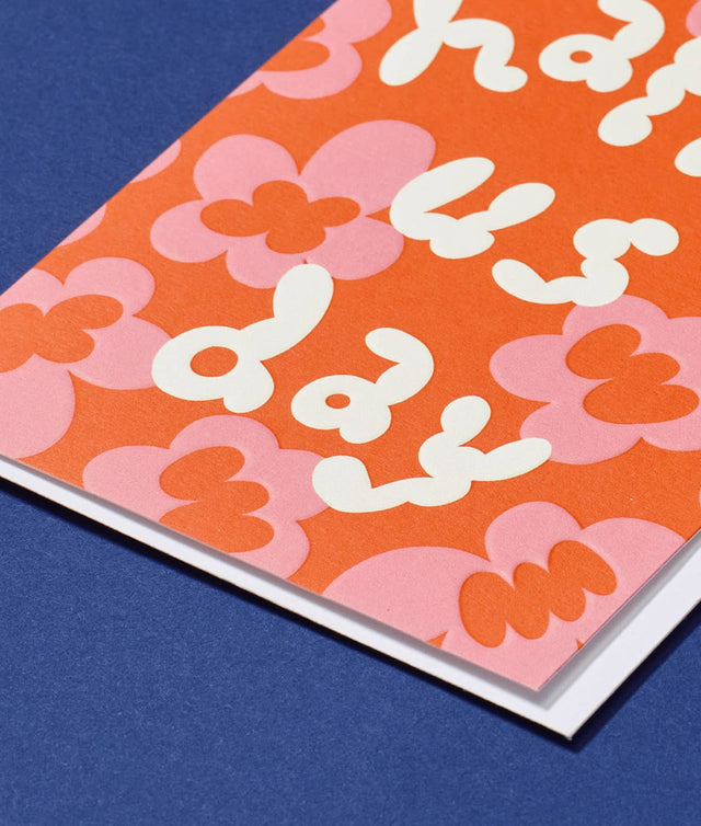 Wrap (US duties paid) - Happy Us Day Embossed Greetings Card
