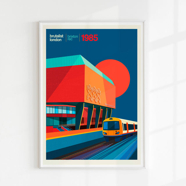 Brutalist London: Brixton Rec Art Print