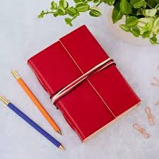 Leather 3-string Notebook