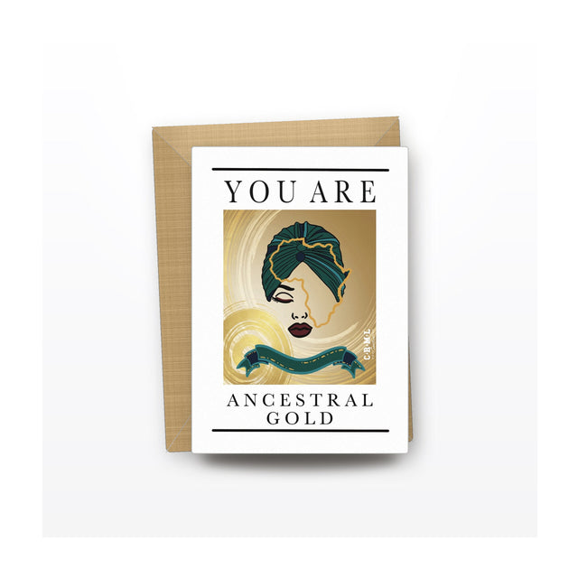 You Are Ancestral Gold Greeting Card