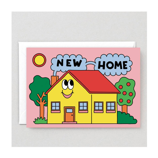 New Home Happy House Greeting Card
