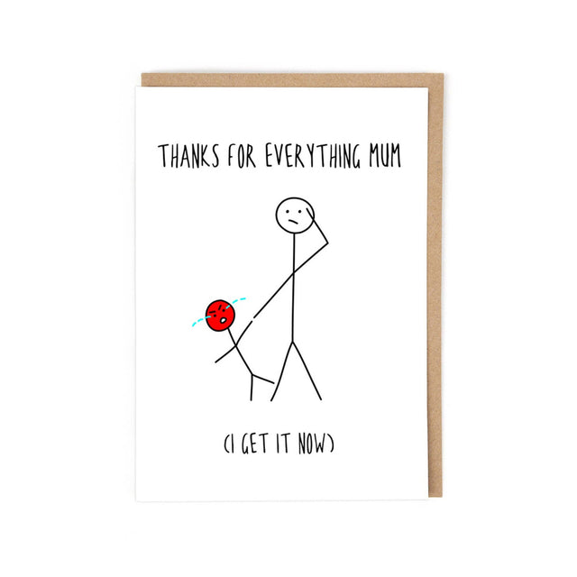 Thanks Mum Card