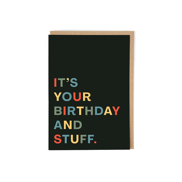 Birthday And Stuff Card