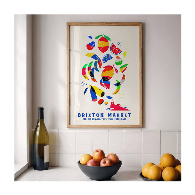 Brixton Market London Art Print