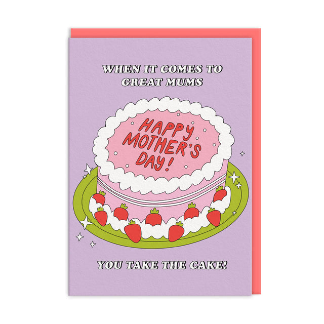 Happy Mothers Day Cake Card