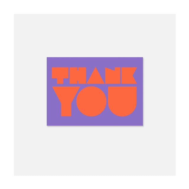 Bold Thank You Card