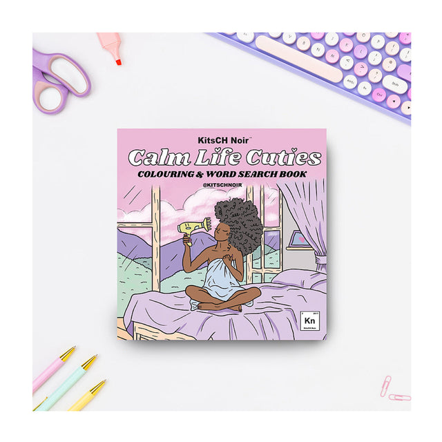 Calm Life Cuties Colouring And Word Search Book