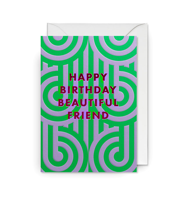Beautiful Friend Birthday Card