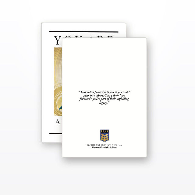 You Are Ancestral Gold Greeting Card