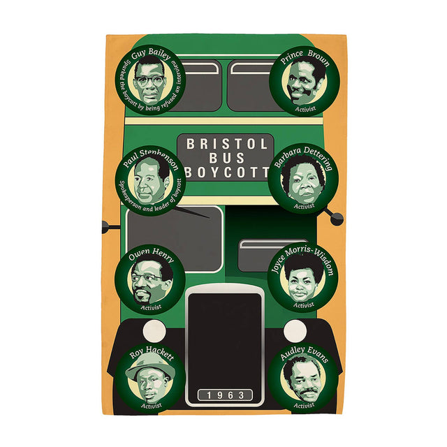 Bristol Bus Boycott Tea Towel