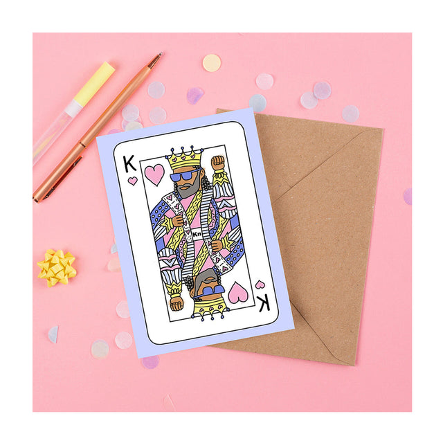 King of Hearts Card