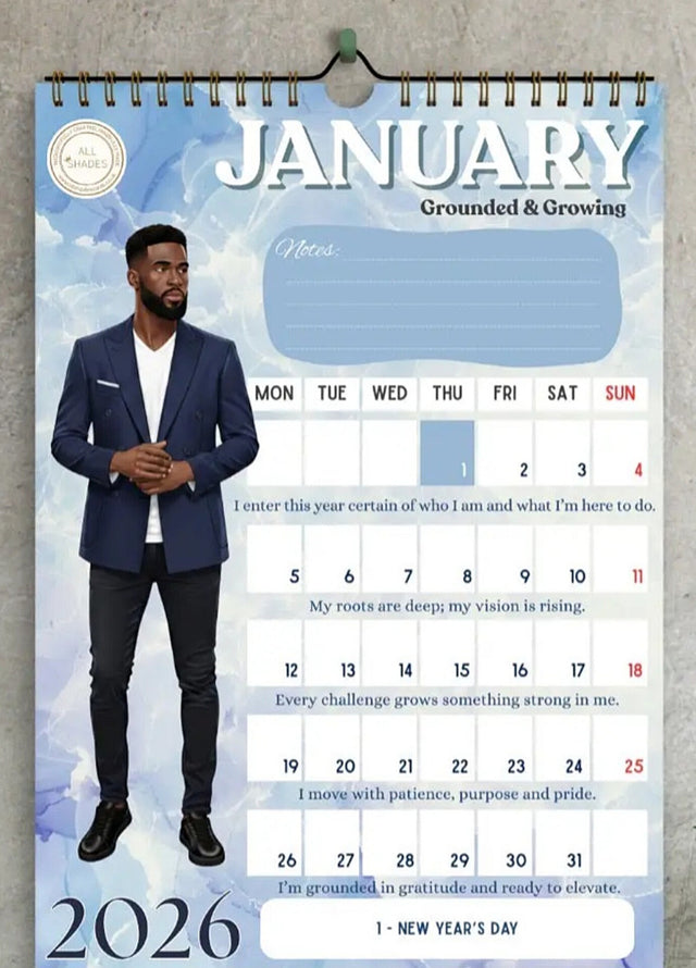 2026 Affirmation Calendar: Building, Growing And Rising