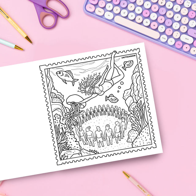 Girl's Trip To Grenada Colouring & Word Search Book