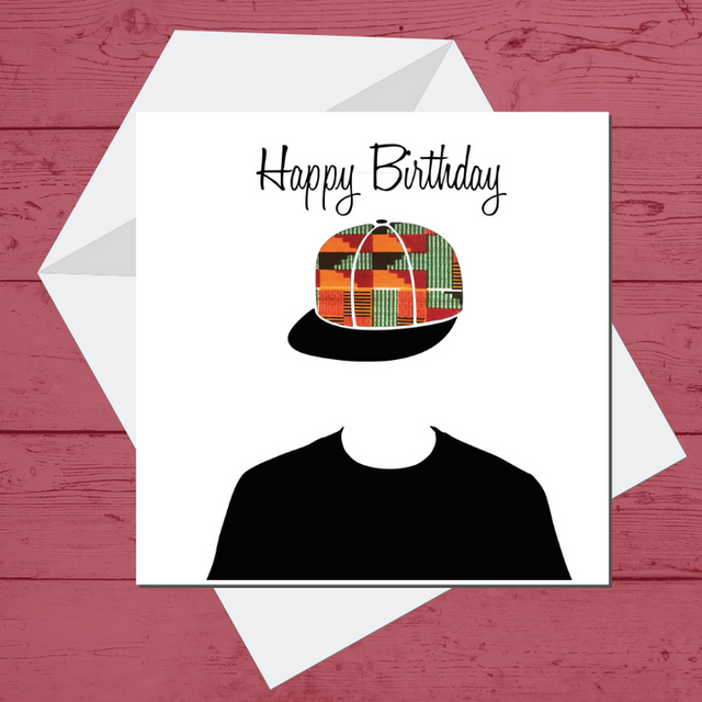 Flat Cap Birthday Card