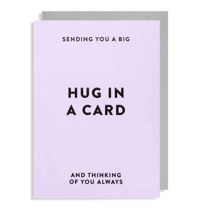 Sending A Big Hug in a Card