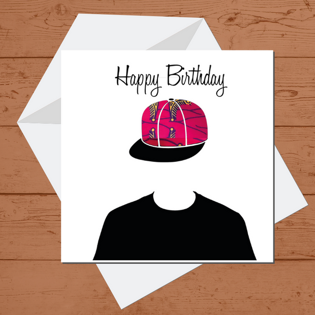 Flat Cap Birthday Card