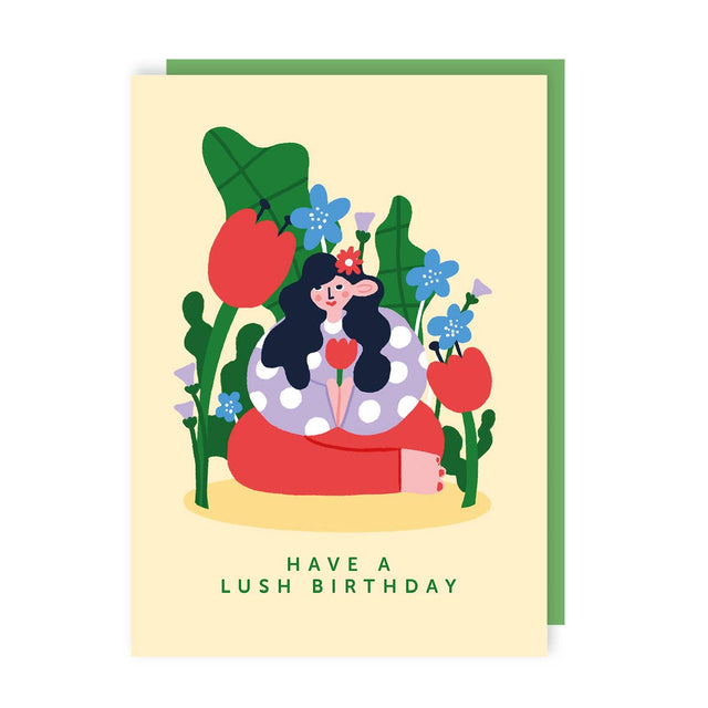 Lush Birthday Card