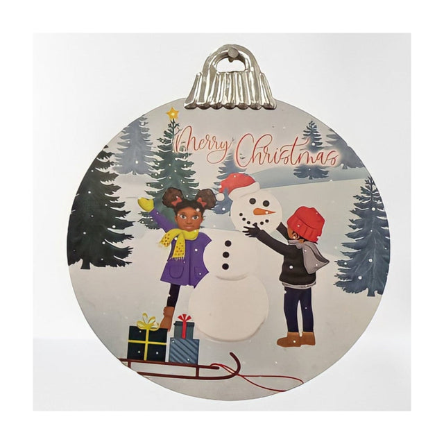Giant Christmas Bauble Wall Plaque