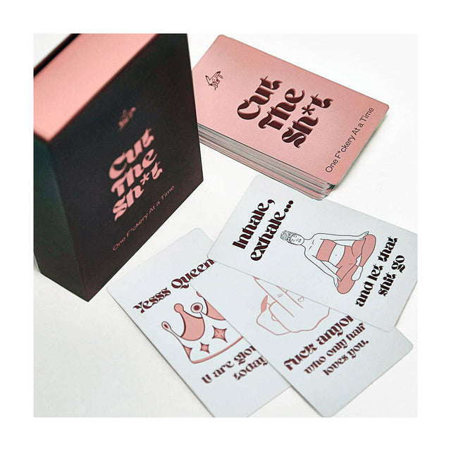 Cut The Sh*t Affirmations Card Deck