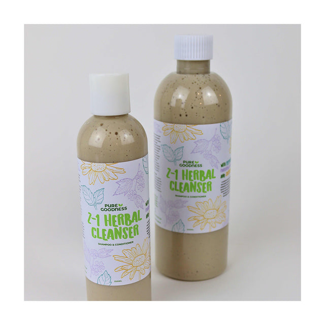 Pure Goodness  2-in-1 Herbal Cleanser/Shampoo.