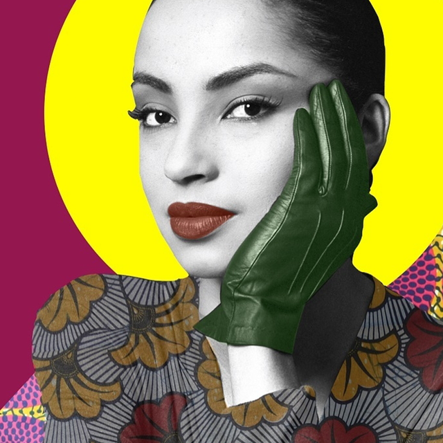 Sade Collage Art Print