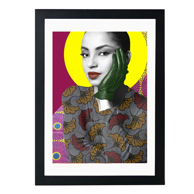 Sade Collage Art Print