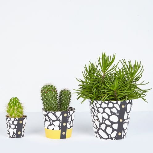Cobbles Design Plant Pot Cover