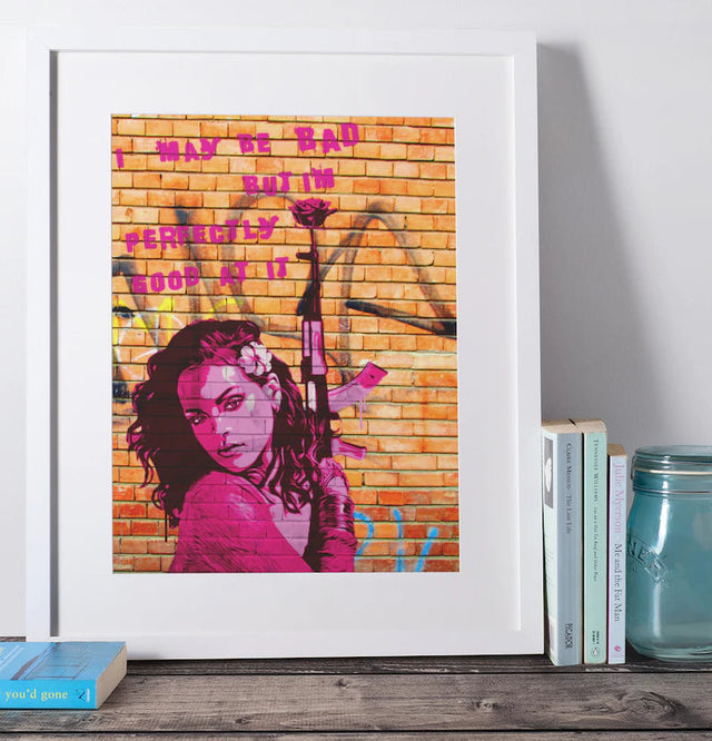 Rihanna Graffiti Art Print